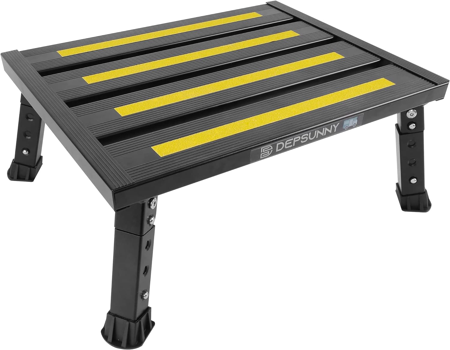 DEPSUNNY Adjustable Height Aluminum RV Step